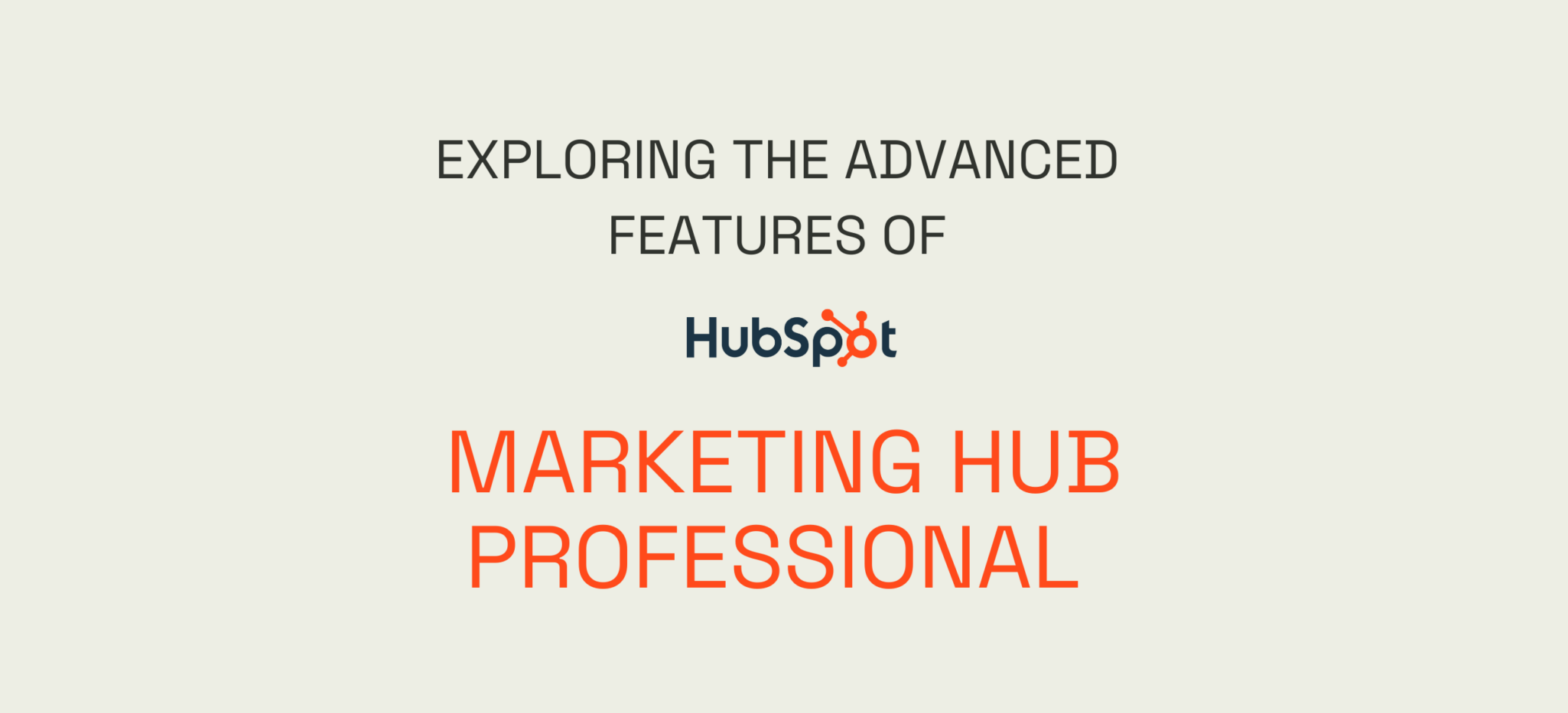 Exploring the Advanced Features of HubSpot’s Marketing Hub Professional